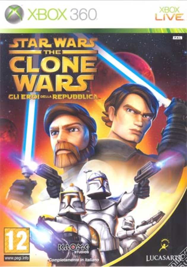 Clone Wars 2 videogame di X360
