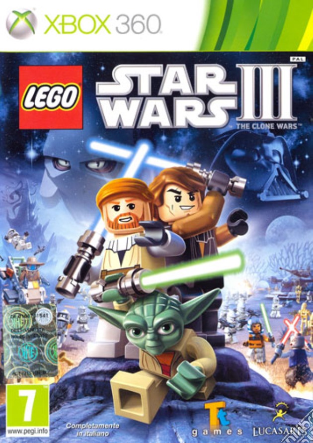 Lego Star Wars 3: La Guerra Dei Cloni videogame di X360
