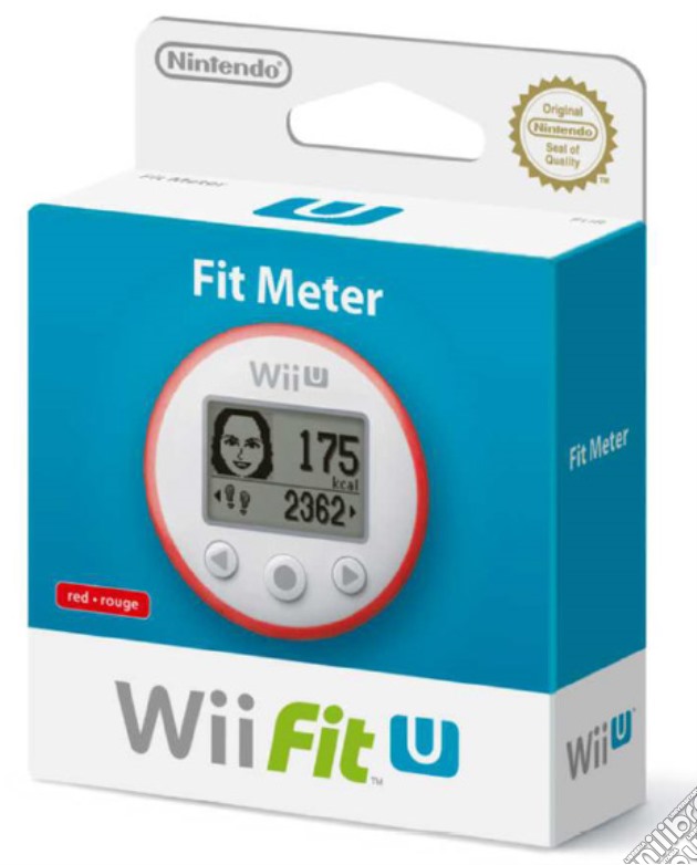 NINTENDO Wii U Fit Meter Red videogame di ACOG