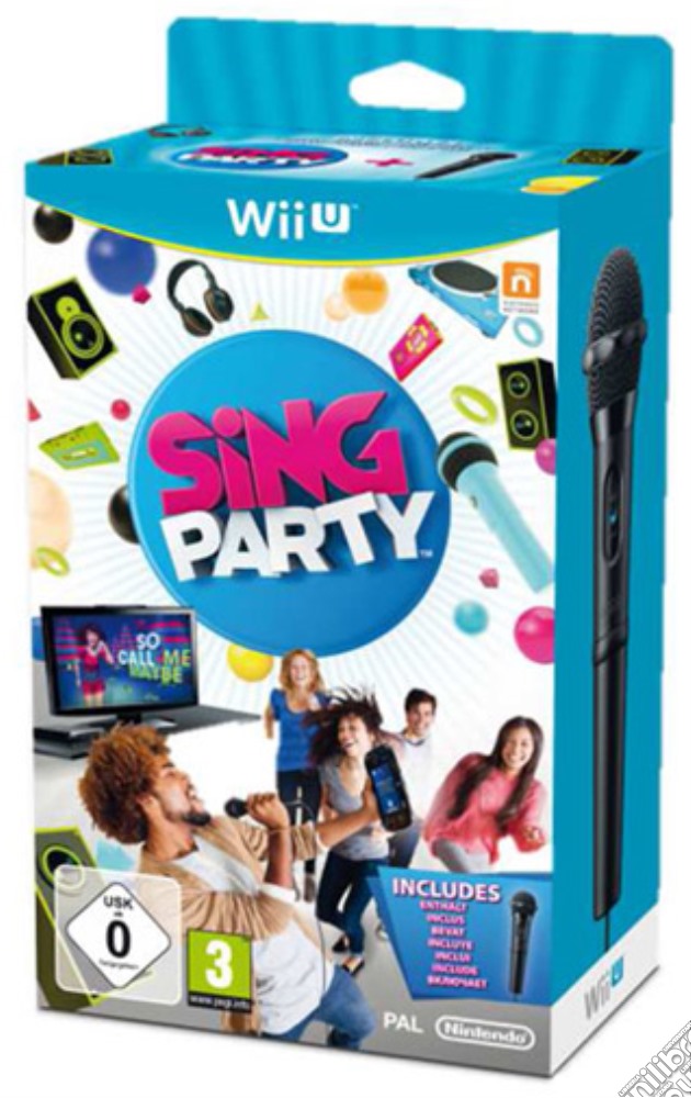 Sing Party + Microfono videogame di WIIU
