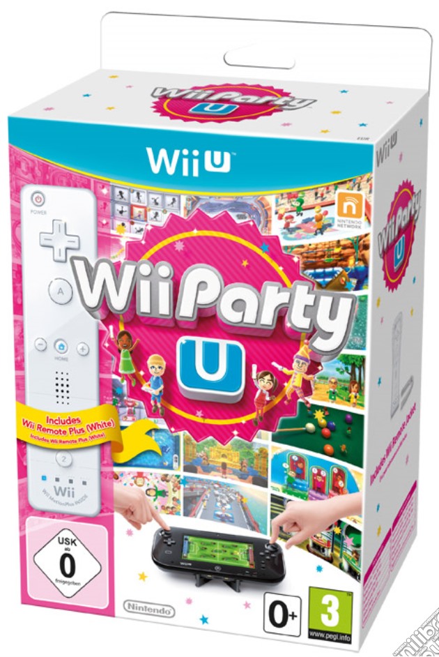 Wii Party U + Telecomando Bianco videogame di WIIU