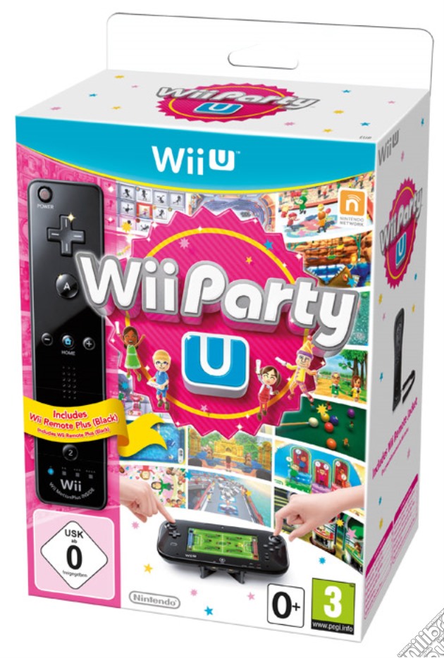 Wii Party U + Telecomando Nero videogame di WIIU