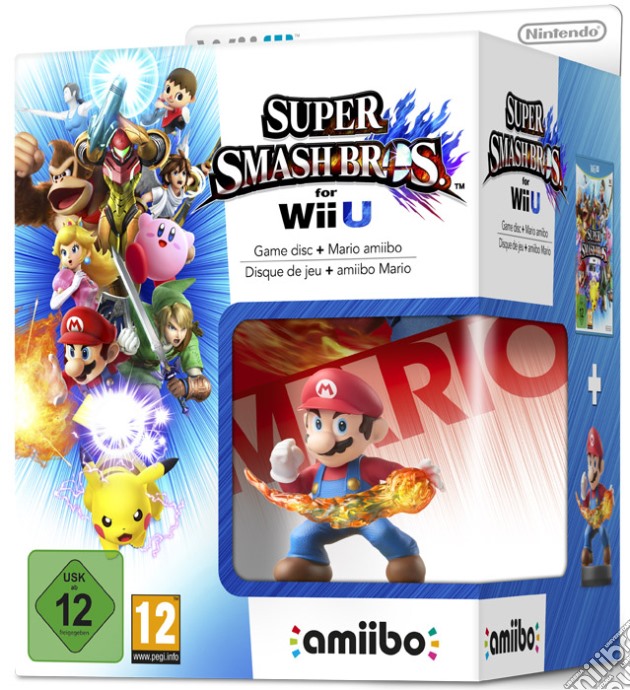 Super Smash Bros. + Amiibo Mario videogame di WII