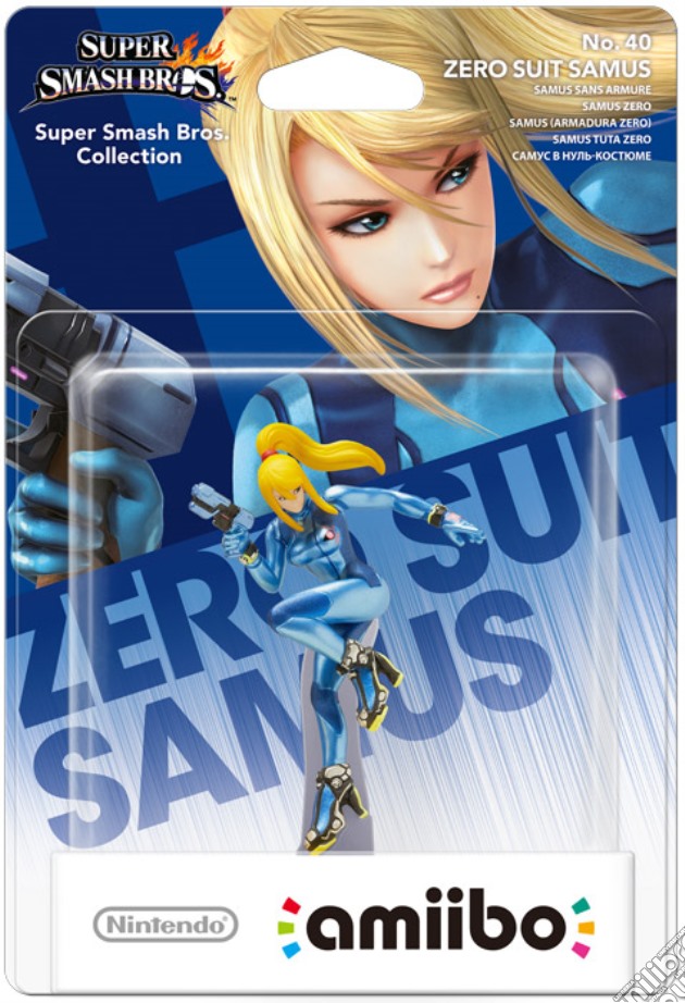 Amiibo Super Smash Bros. Zero Suit Samus videogame di TTL