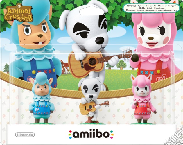 Amiibo Animal Crossing Alpaca + Merino + K.K. videogame di TTL