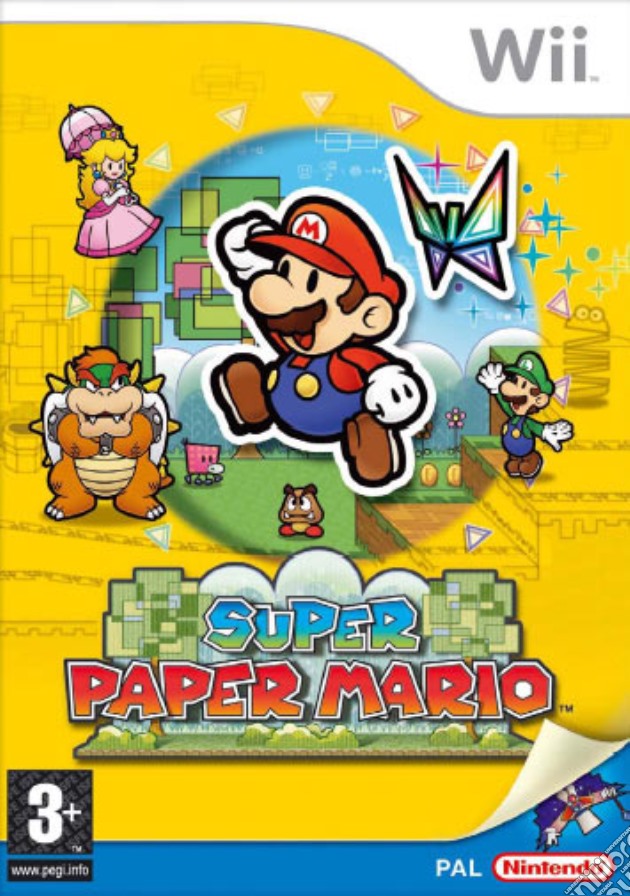 Super Paper Mario videogame di WII