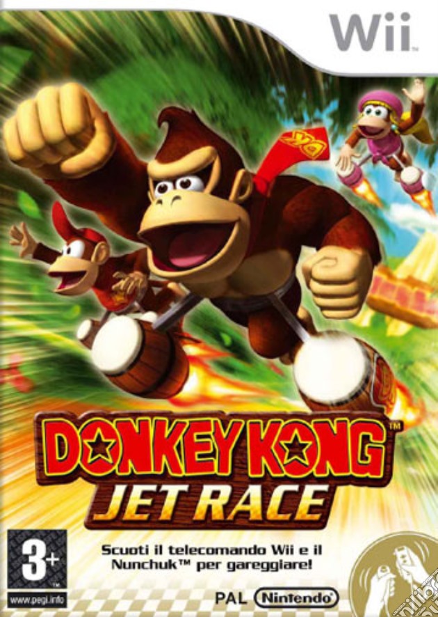 Donkey Kong Jet Race videogame di WII