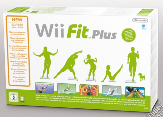 Wii Fit Plus Nintendo+Balance Board videogame di WII
