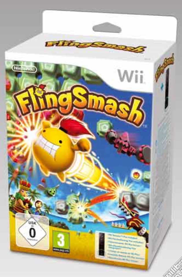 FlingSmash + Telecomando WII Plus videogame di WII