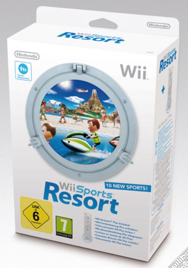 Wii Sports Resort+Telec. Wii Plus Bianco videogame di WII