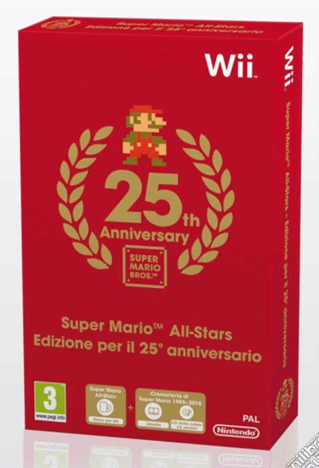 Super Mario All-Stars Edizione 25 Anniv videogame di WII