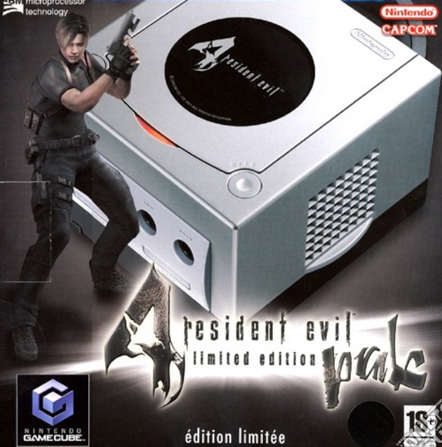 Game Cube Silver Resident Evil 4 Pak videogame di G.CUBE