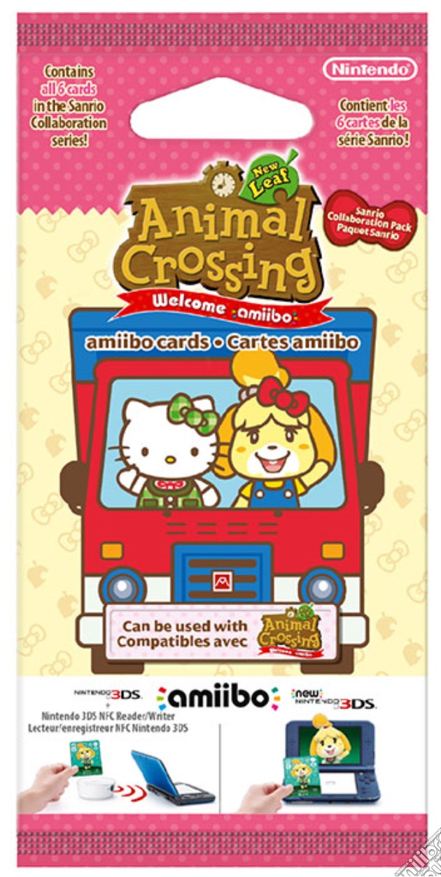 Amiibo Carte Animal Crossing Sanrio videogame di TTL
