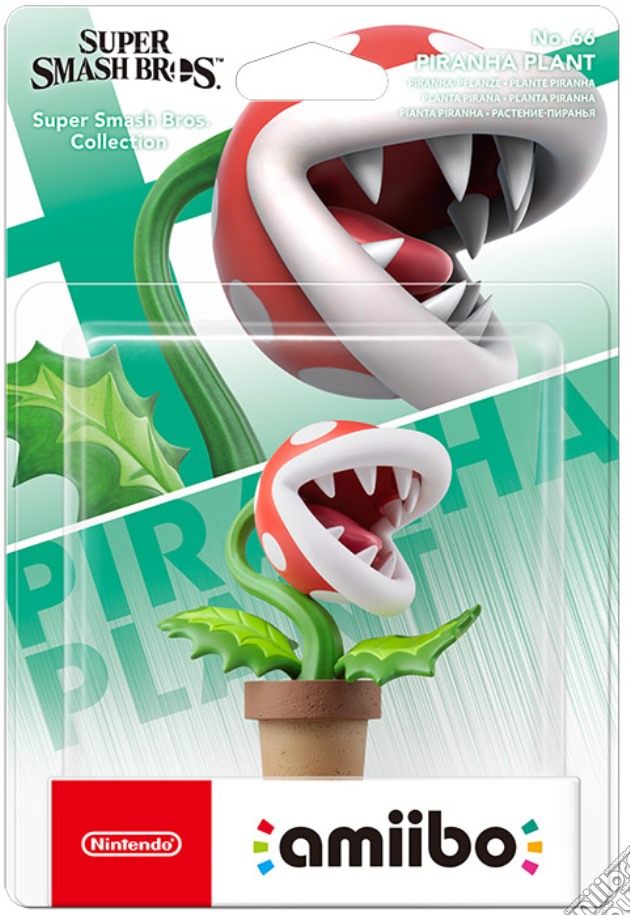 Amiibo Pianta Piranha-SuperSmash Bros Ul videogame di TTL