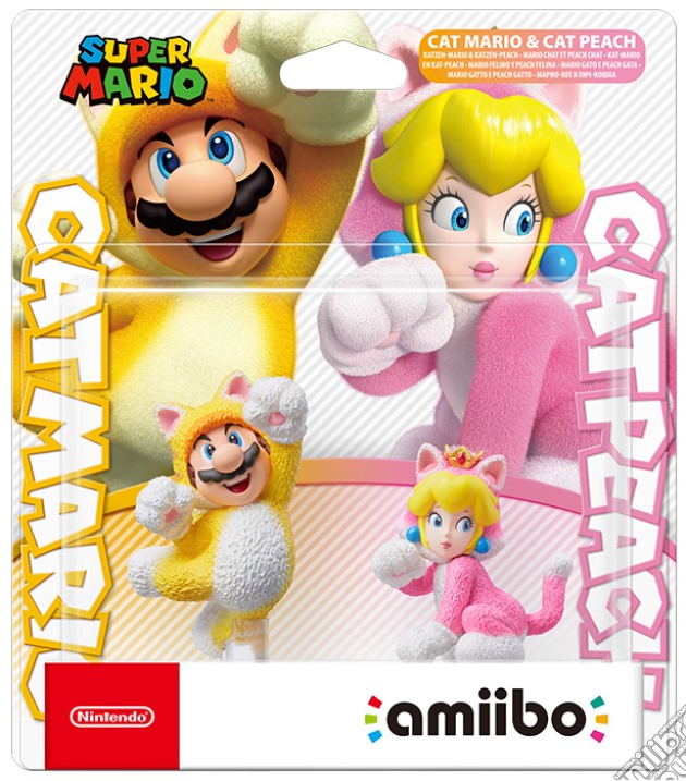 Amiibo Super Mario Mario & Peach Gatto videogame di TTL