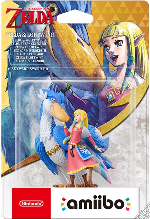 Amiibo Zelda Skyward Sword e Solcanubi videogame di TTL