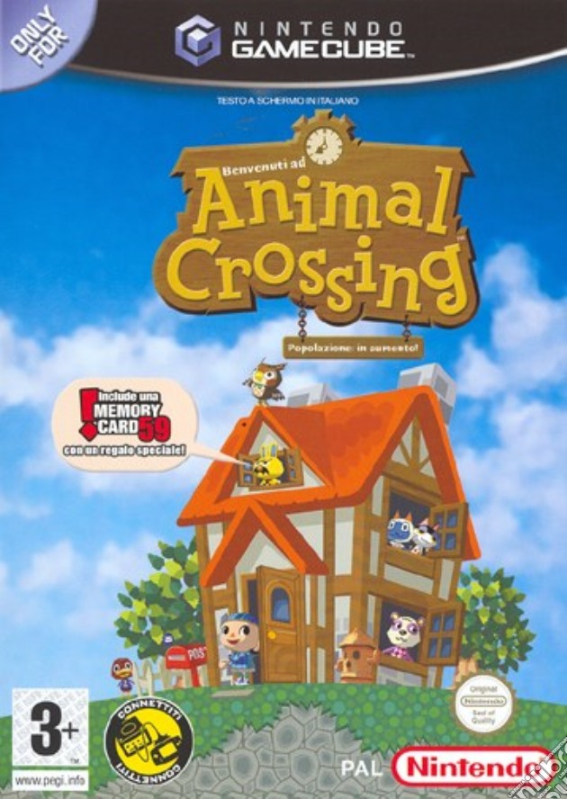 Animal Crossing + Memory Card 59 videogame di G.CUBE