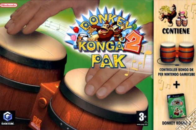 Donkey Konga 2 + Bongo Controller videogame di G.CUBE