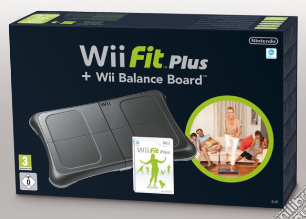 Wii Fit Plus Nintendo+Balance Board Nera videogame di WII