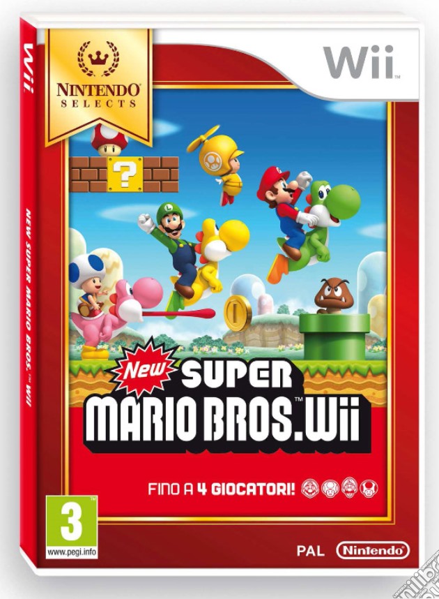 New Super Mario Bros Wii Selects videogame di WIIS
