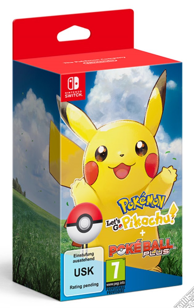 Pokemon: Let's Go, Pikachu!+Pokebal Plus videogame di SWITCH