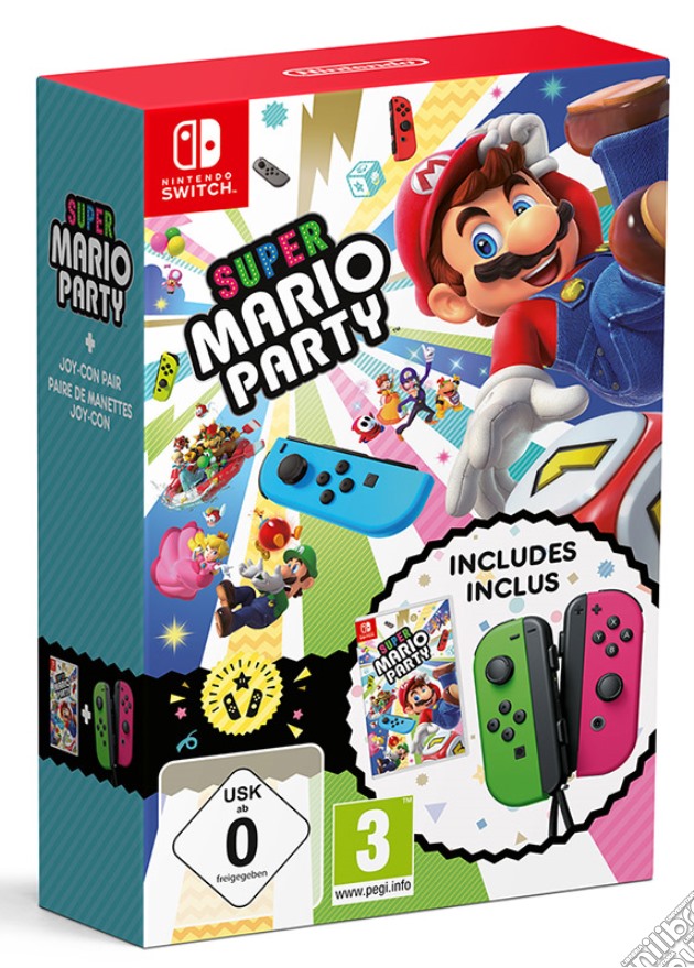 Super Mario Party L.Ed + Joy-Con videogame di SWITCH