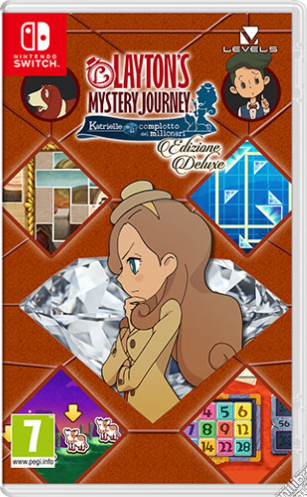 Layton's Mystery Journay Katriel Il Complotto Mil. Deluxe Ed videogame di SWITCH