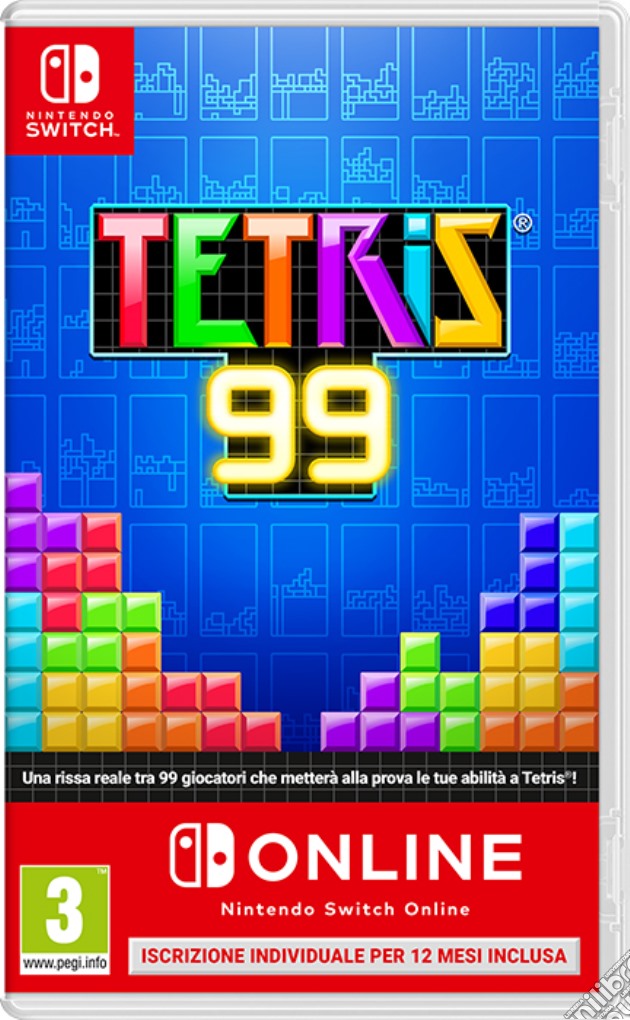 Tetris99 + Nintendo Switch Online 12mesi videogame di SWITCH