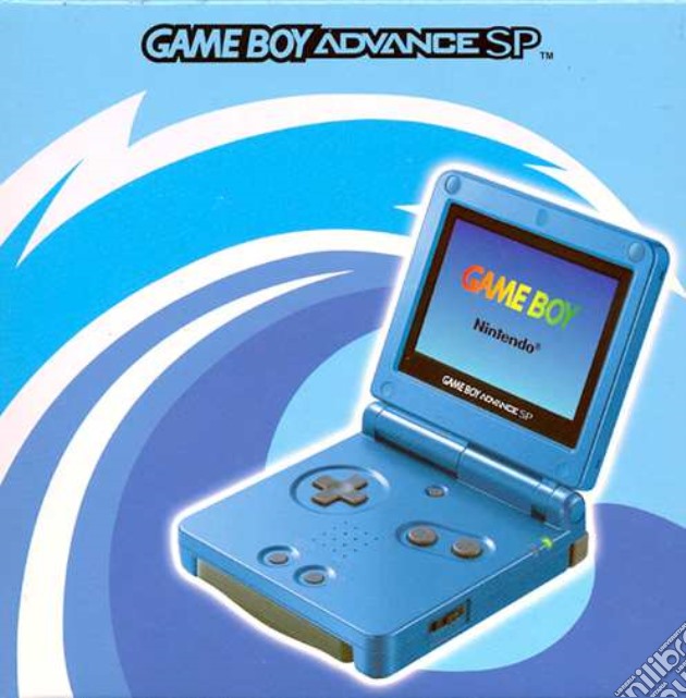 Game Boy Advance SP NS - Surf Blue videogame di GBA