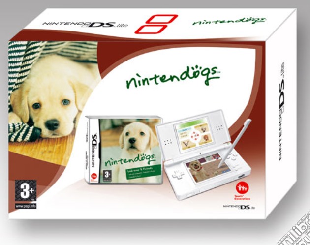 Nintendo DS Lite - Bianco + N. Labrador videogame di NDS