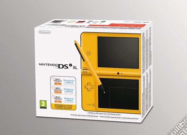 Nintendo DSi XL Giallo videogame di ACC