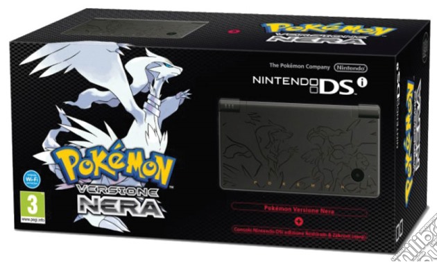 Nintendo DSi Limited Ed + Pokemon Nero videogame di NDS