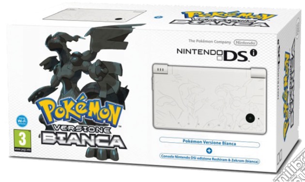 Nintendo DSi Limited Ed + Pokemon Bianco videogame di NDS