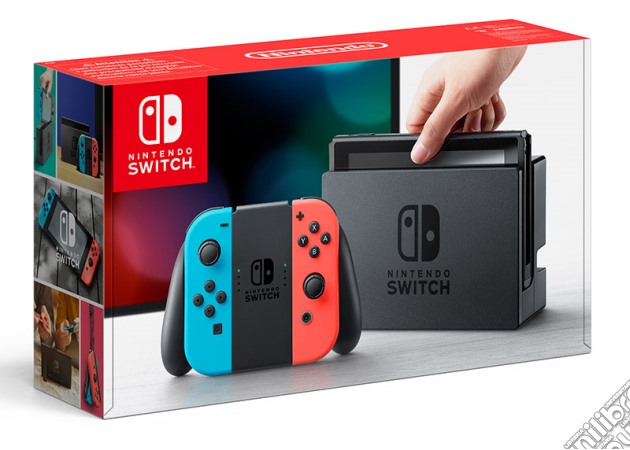 Nintendo Switch Joy-Con Neon Rosso Blu videogame di ACC