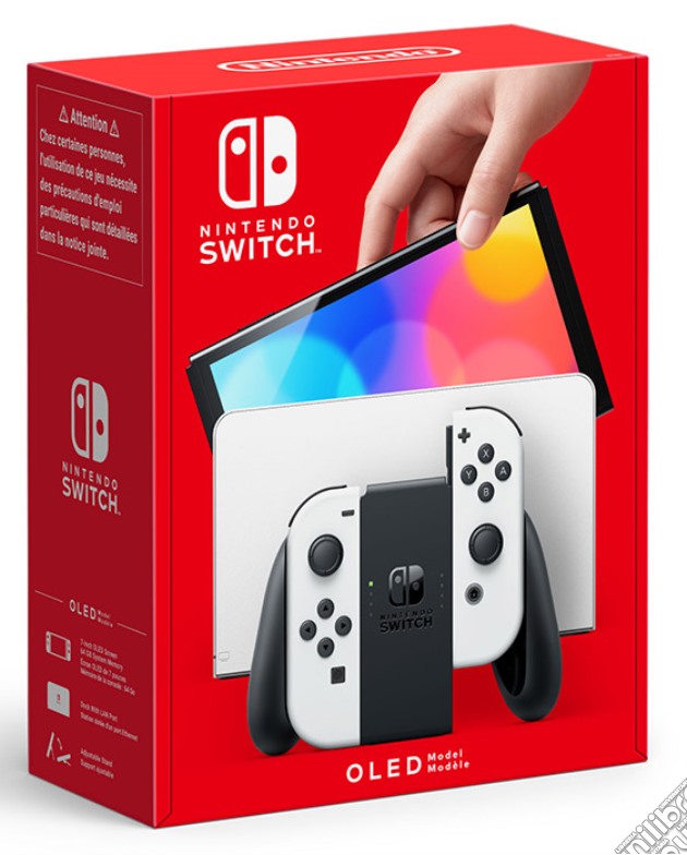 NINTENDO Switch OLED Joy-Con Bianco videogame di ACC
