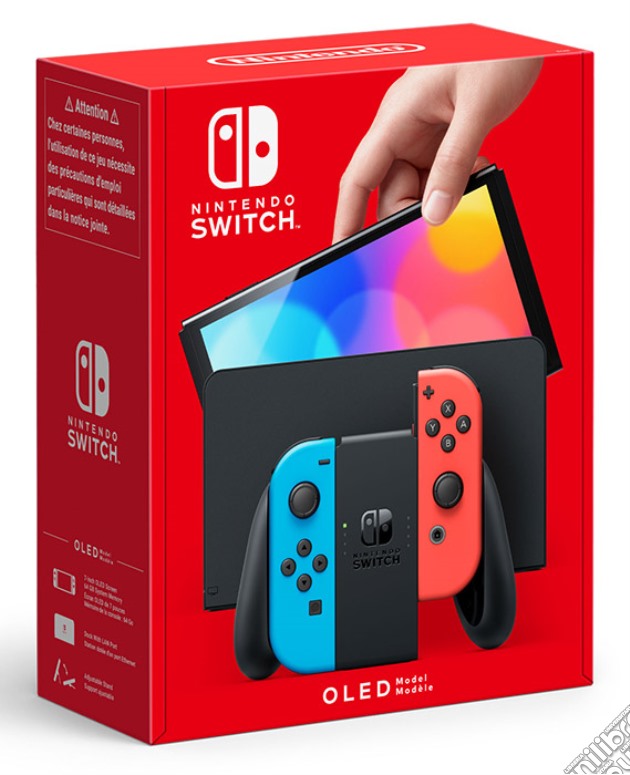 NINTENDO Switch OLED Joy-Con Rosso Blu videogame di ACC