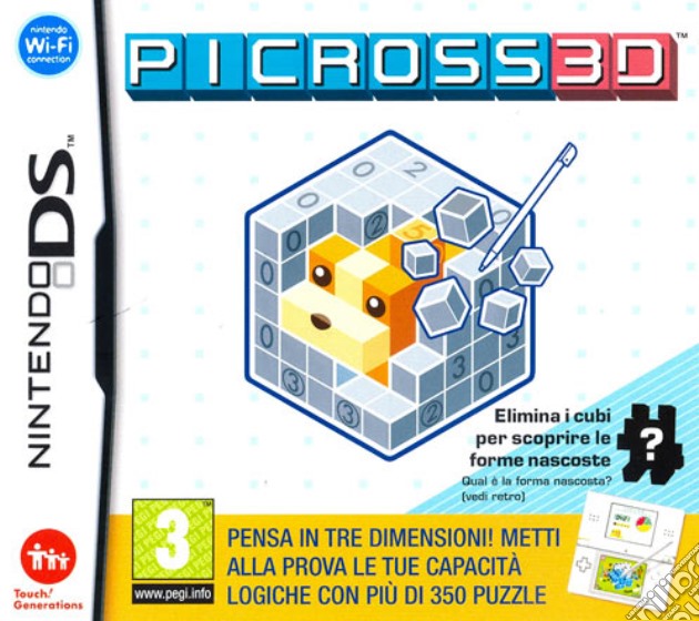 Picross 3D videogame di NDS