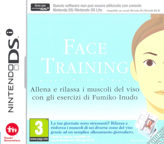 Face Training videogame di NDS