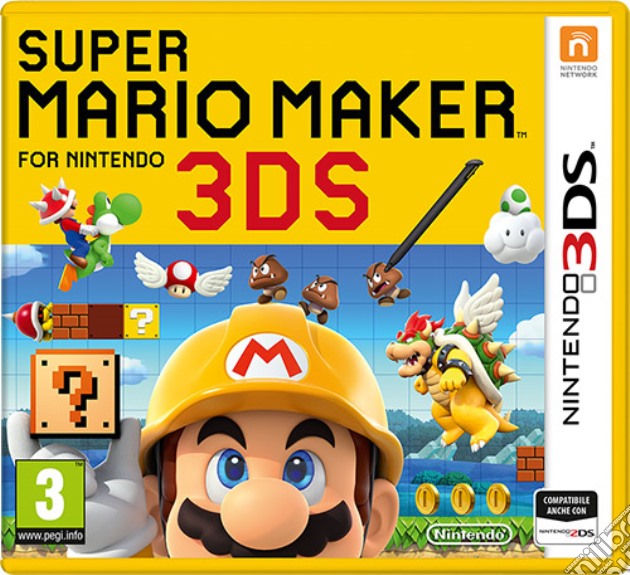 Super Mario Maker videogame di 3DS