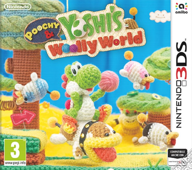 Poochy & Yoshi Woolly World videogame di 3DS