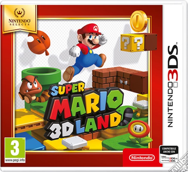 Super Mario 3D Land Select videogame di 3DSS