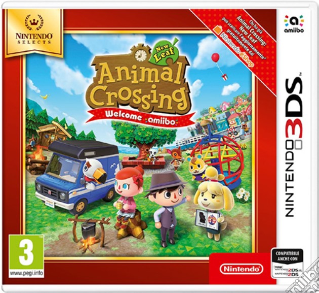 Animal Crossing NL+Welcome Amiibo Select videogame di 3DS
