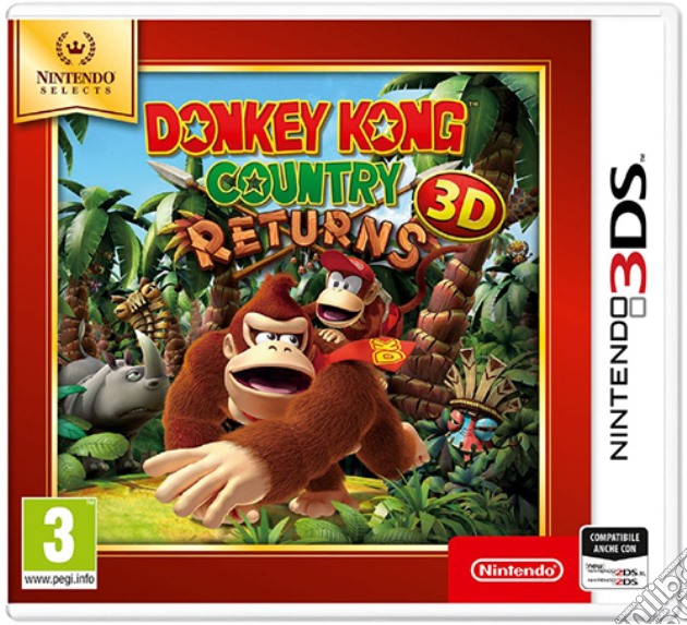 Donkey Kong Country Returns 3D Select videogame di 3DS