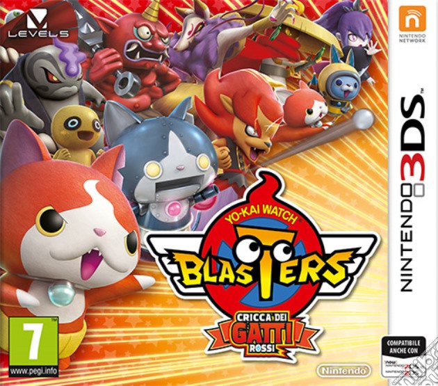 Yo-Kai Watch Blasters:Cricca Gatti Rossi videogame di 3DS