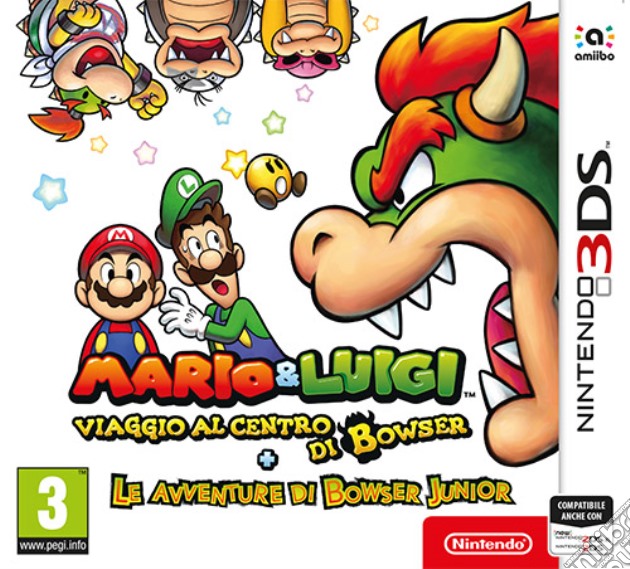 Mario&Luigi Viag.Centr.Bowser+Avv.Bow.Jr videogame di 3DS