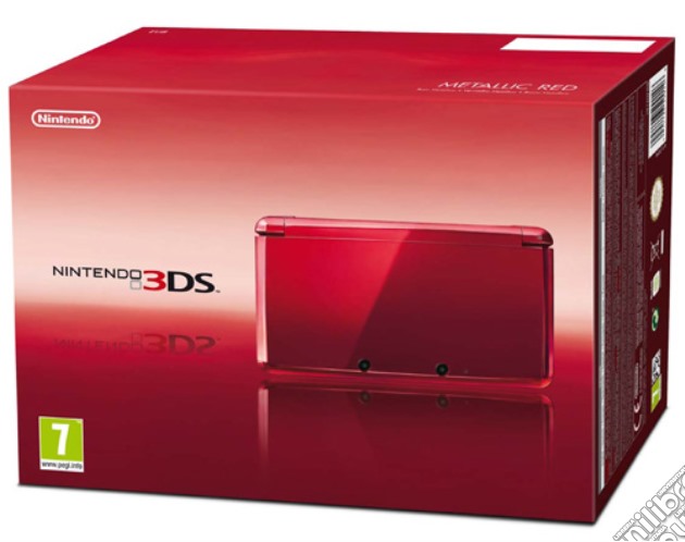 NINTENDO 3DS Metallic Red videogame di ACC