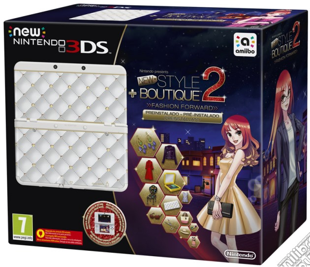 Nintendo New 3DS Bianco+Style Boutique 2 videogame di ACC