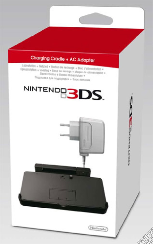 Nintendo 3DS-Stand Ricarica+Caricabatt videogame di 3DS