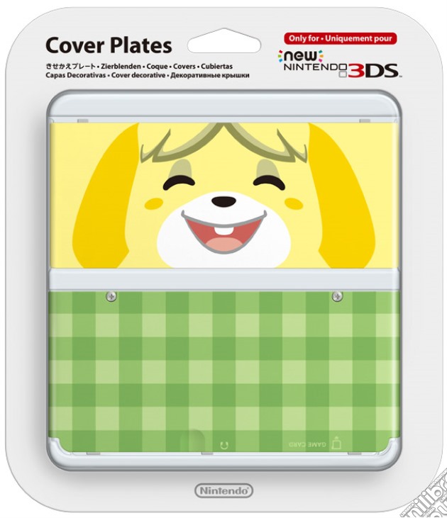 NINTENDO New 3DS Cover Animal C.Isabelle videogame di ACC