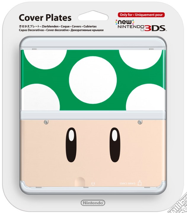 NINTENDO New 3DS Cover Fungo 1 Up videogame di ACOG